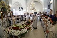  Божественная литургия и отпевание архимандрита Сергия (Шагаева) в Тихвинском храме Ногинска 